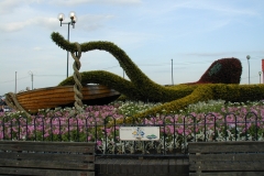 Octopus floral display, Felixstowe pier