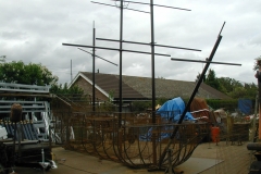 Galleon floral display, Felixstowe Pier