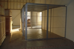 A metal cage