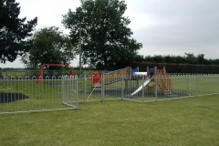 Park equipment and fencing