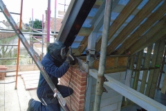 Installation of RSJ beam