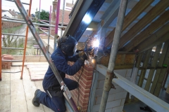RSJ beam installation