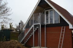 Metal staircase