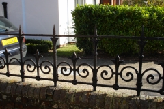 Spiked decorative fence