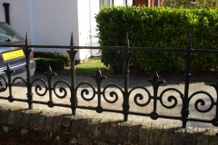 Spiked decorative fence
