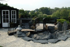 Water feature bridge